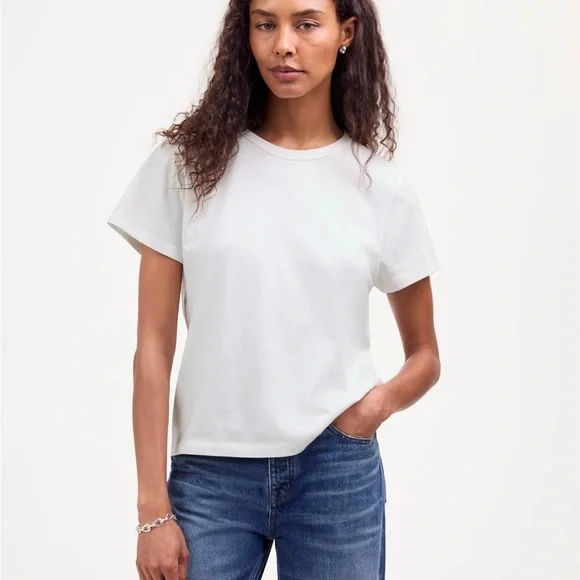 Madewell perfect crewneck tee in all day jersey - Picture 2 of 4